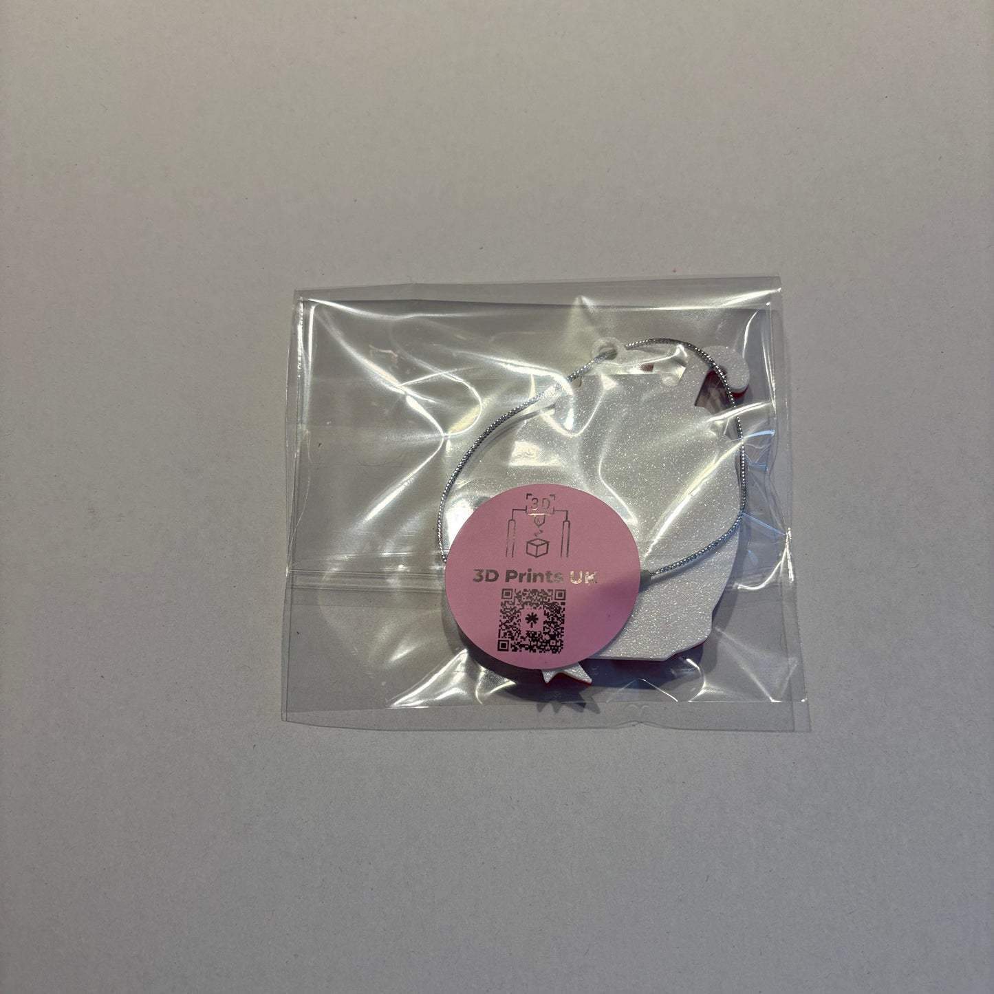 Christmas Hot Cocoa Mug Hanging Ornament - Snowman - Rear View Packaged