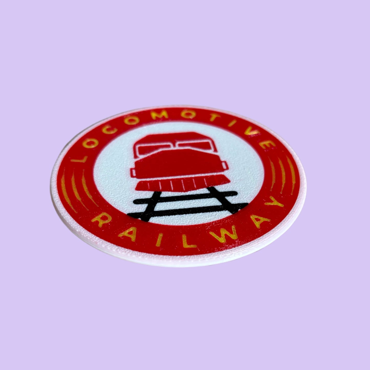 Locomotive Railway Coaster - Side View