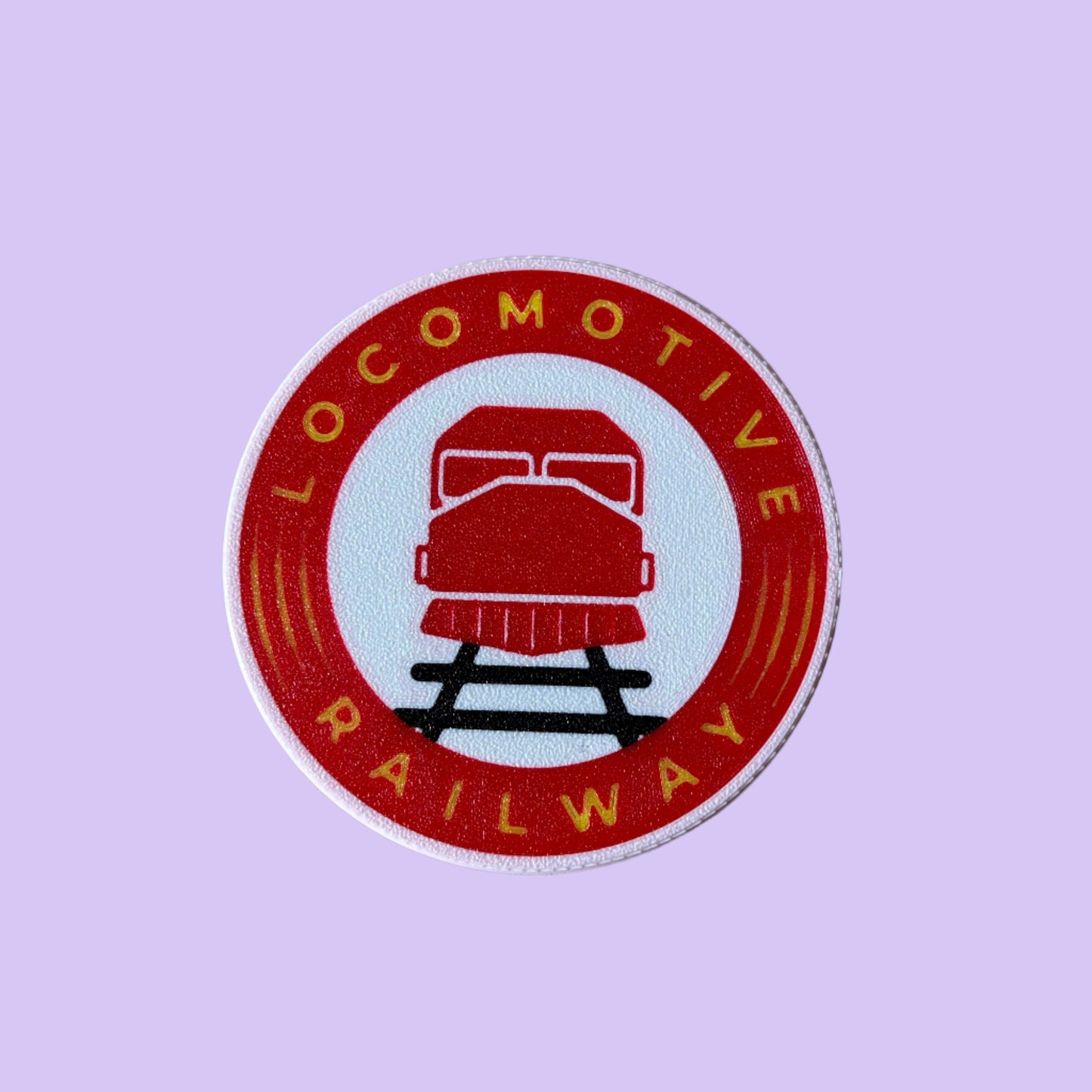 Locomotive Railway Coaster - Top View