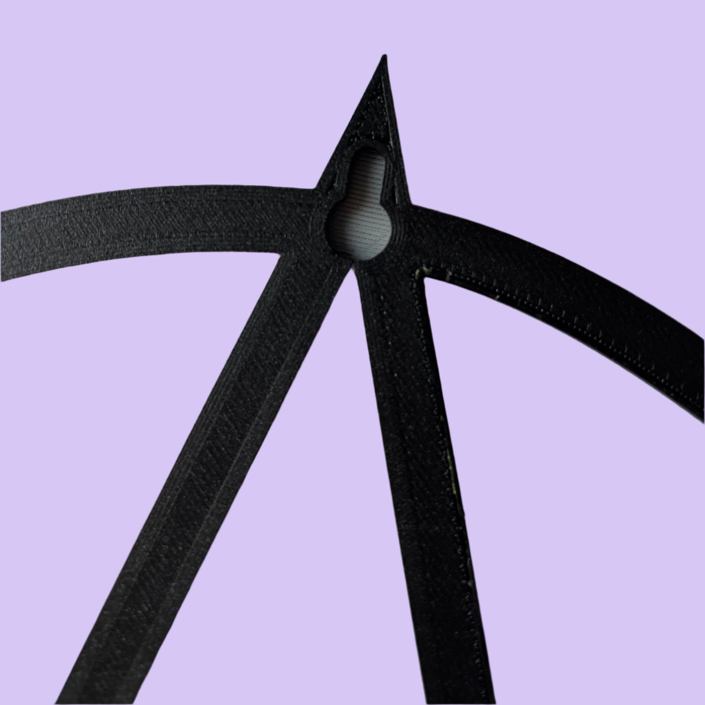 Pentacle Black/Silver - Rear Hanging Slot