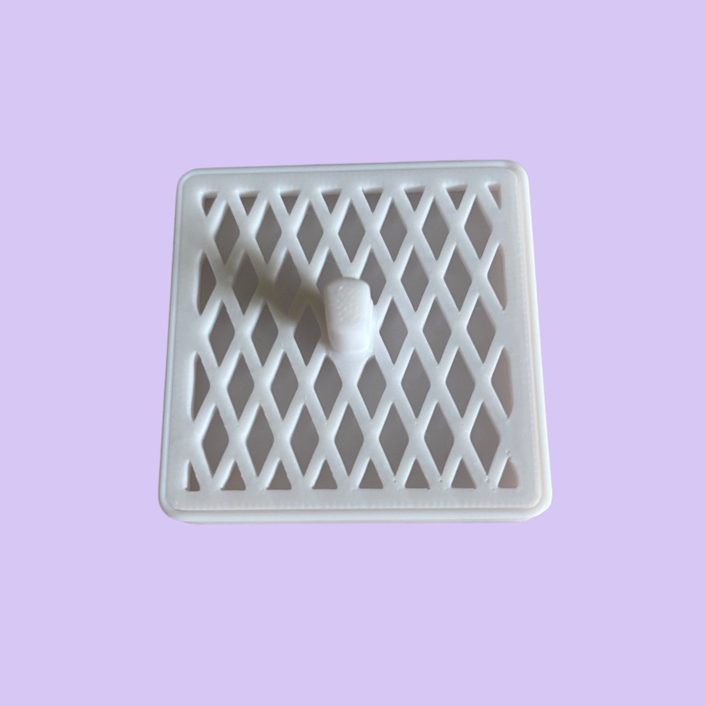 Toothbrush Holder - Single - White - Top View
