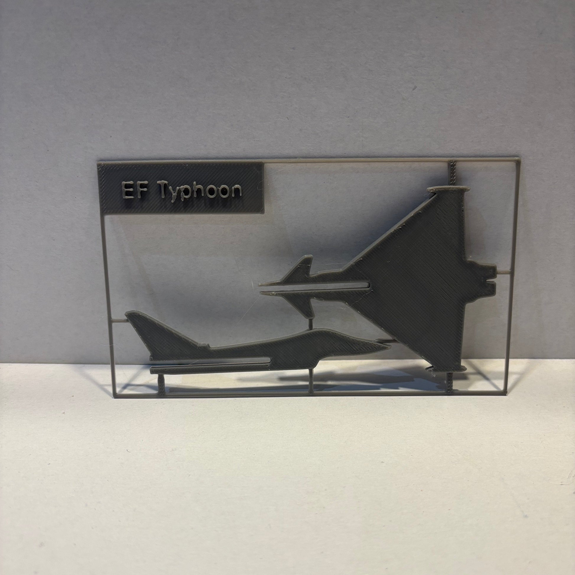 Aircraft Kit Card - Aeroplane - 1200 - EF Typhoon - Front View