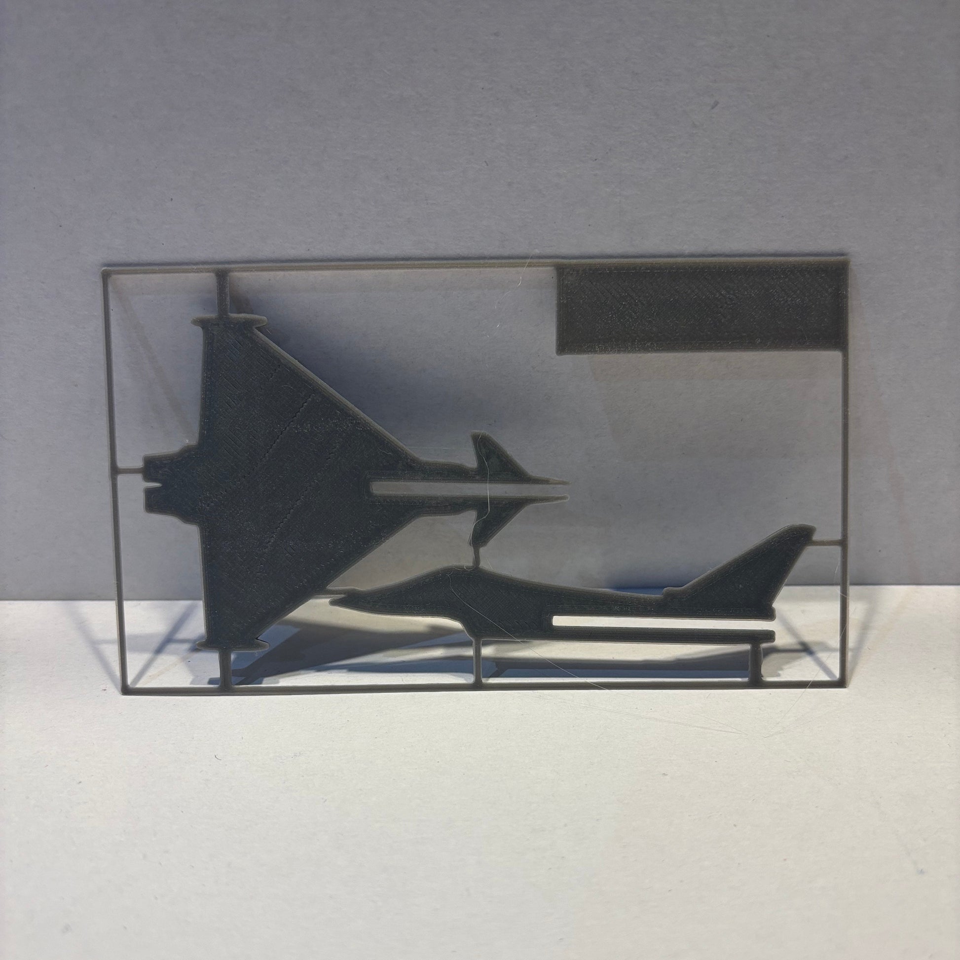 Aircraft Kit Card - Aeroplane - 1200 - EF Typhoon - Rear View