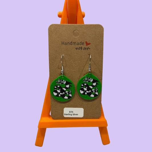 Beetlejuice Hook Earrings - Sandworm - Front View 