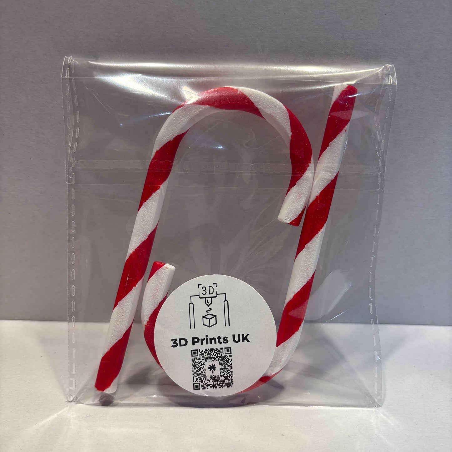 Christmas - Candy Cane Decoration - Large  - Rear View Packaged