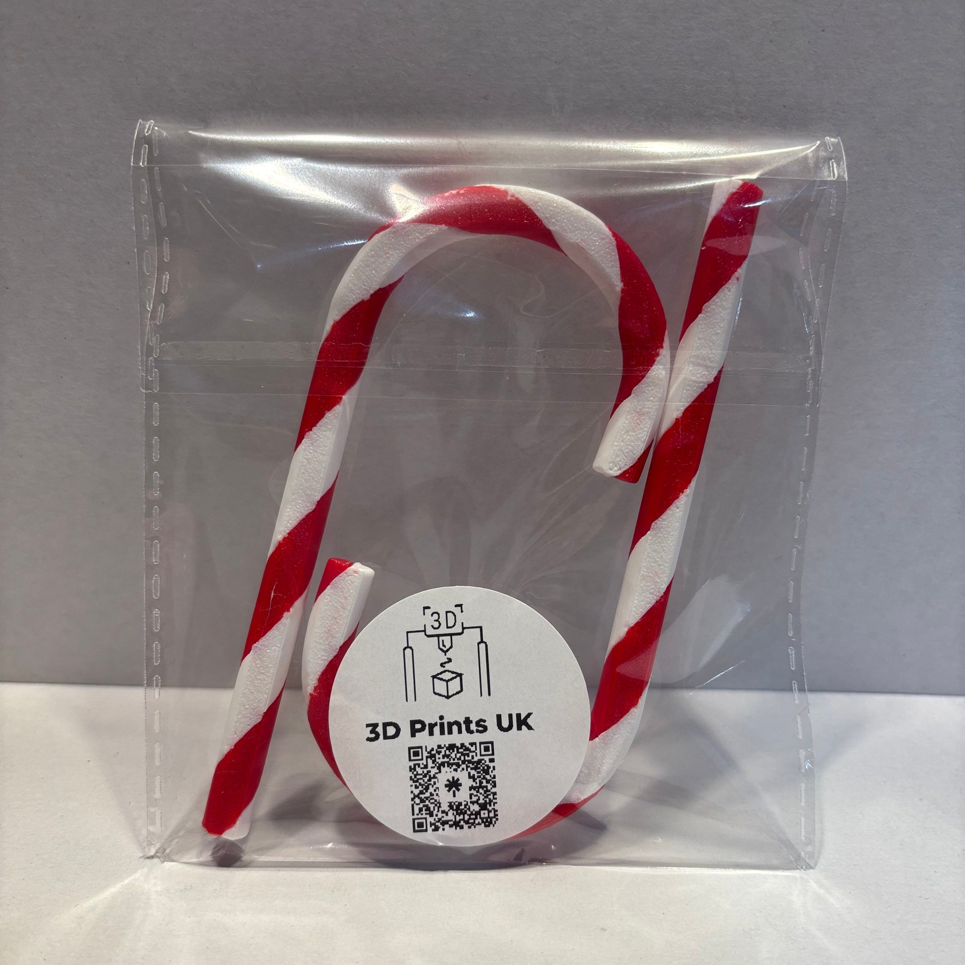 Christmas - Candy Cane Decoration - Large  - Rear View Packaged