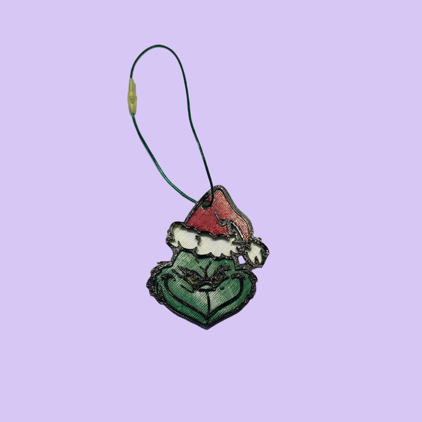 Grinch Face Inspired Hanging Decoration