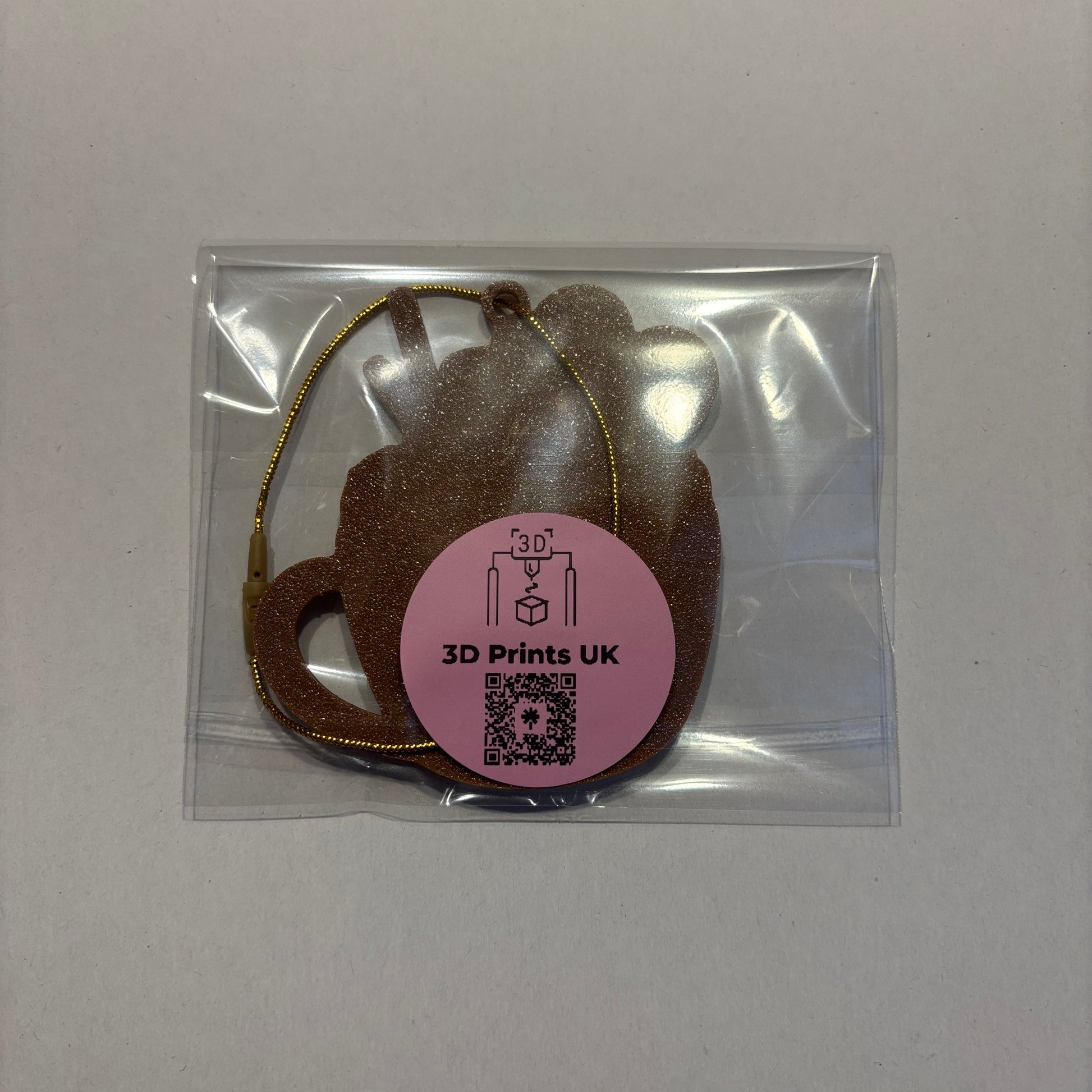 Christmas - Hot Cocoa Mug Ornament - Penguin - Rear View Packaged