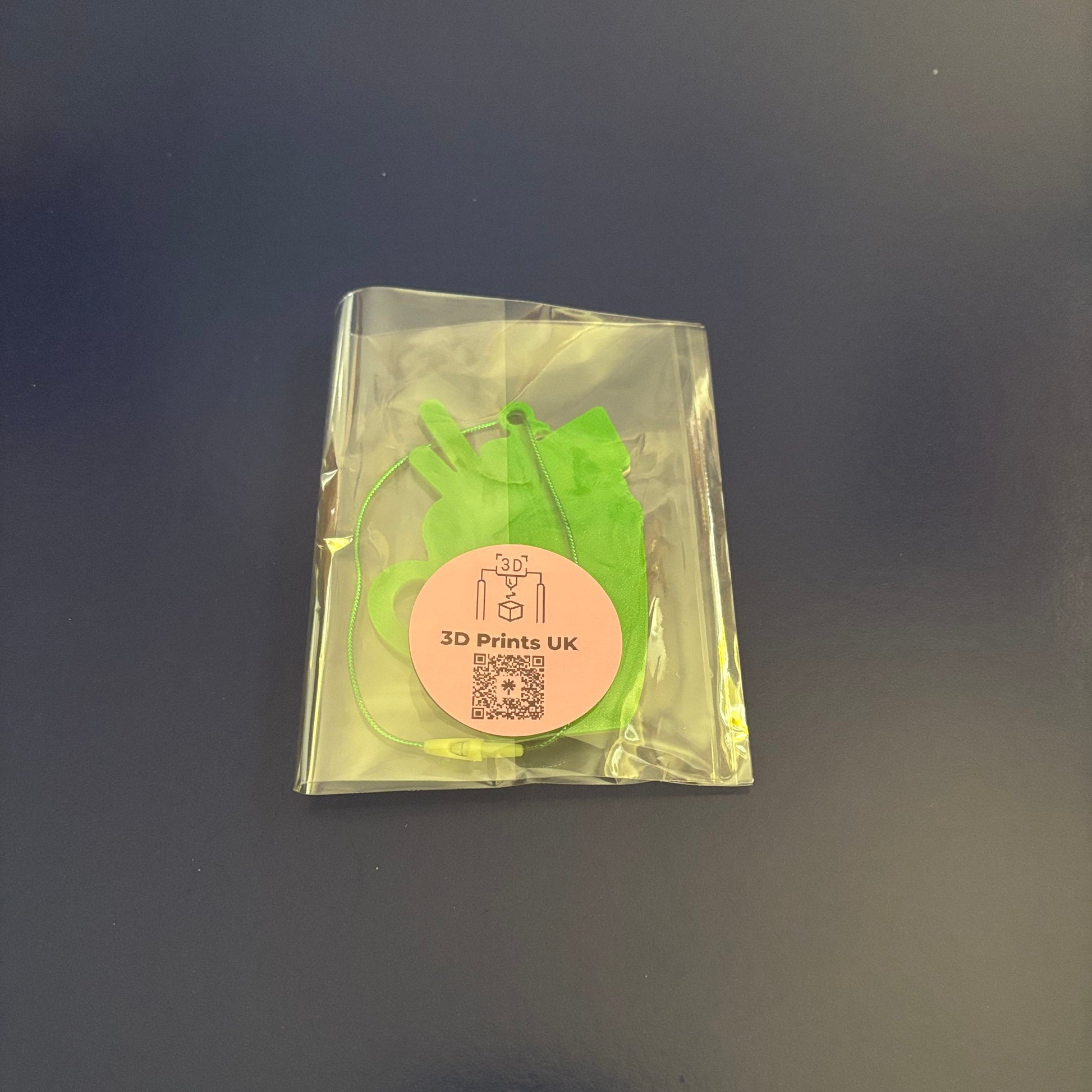 Christmas Hot Cocoa Mug Hanging Tree Ornament - Bells - Rear View Packaged