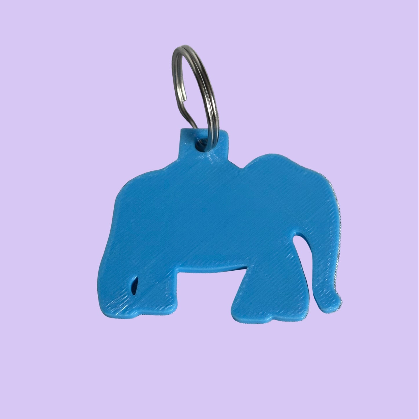 Circus Tour Elephant Keyring - Logo - Base View Keyring Up