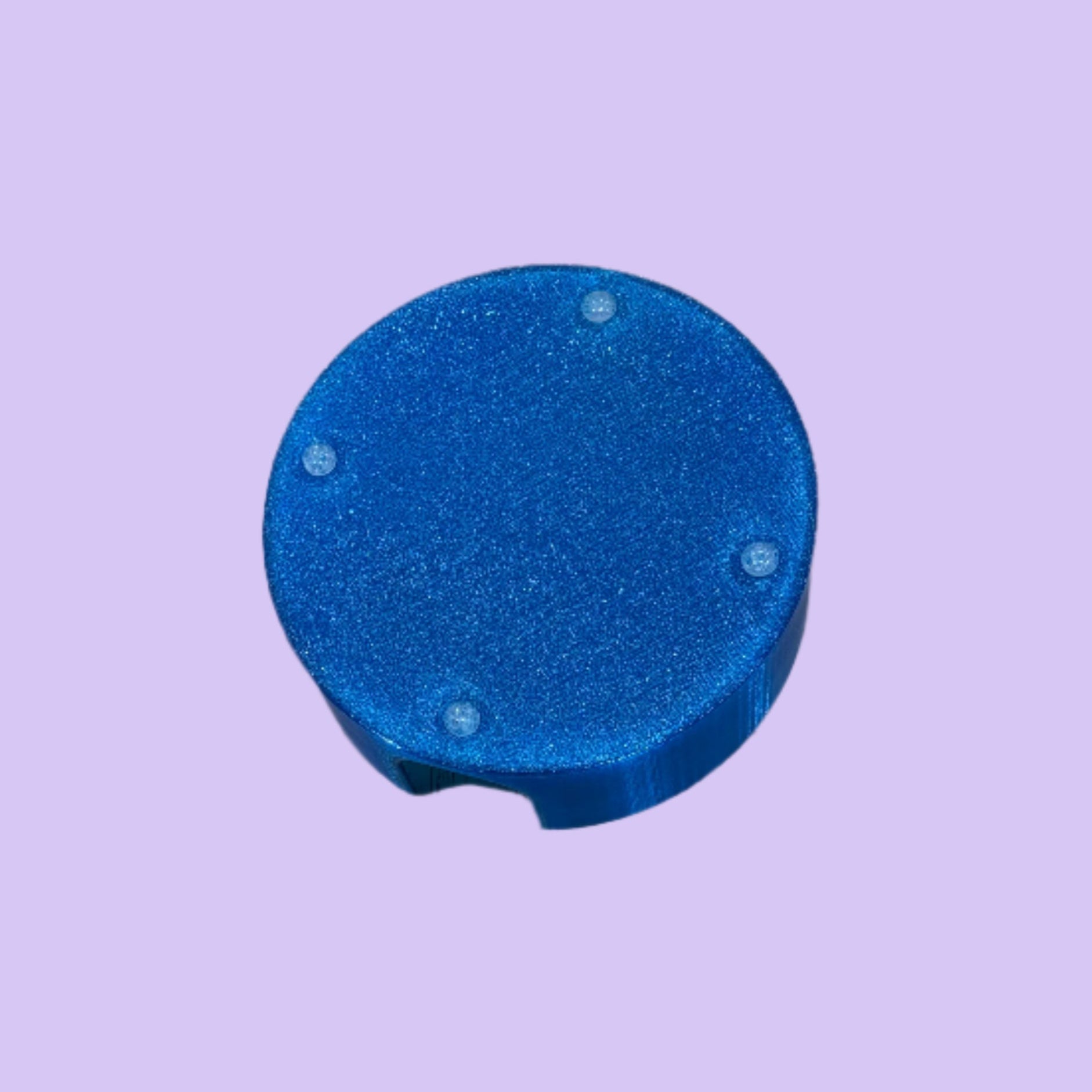 Coaster Holder 8 - Transparent Blue - Base View 