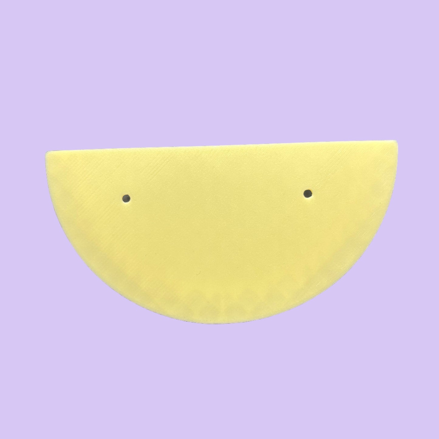 Echo Dot Holder Gen 3 V2 - Rear View - Lemon Yellow