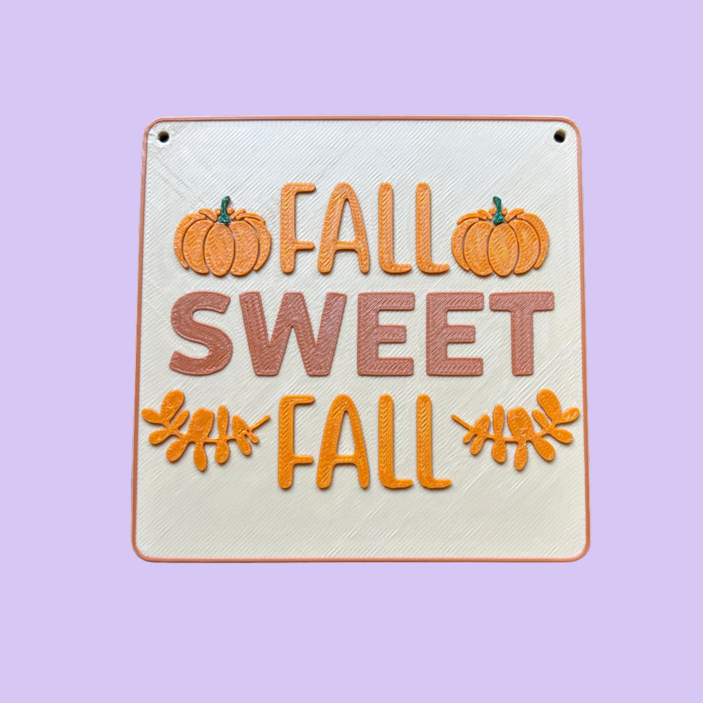 Fall Sweet Fall Decorative Wall Hanging Front View   
