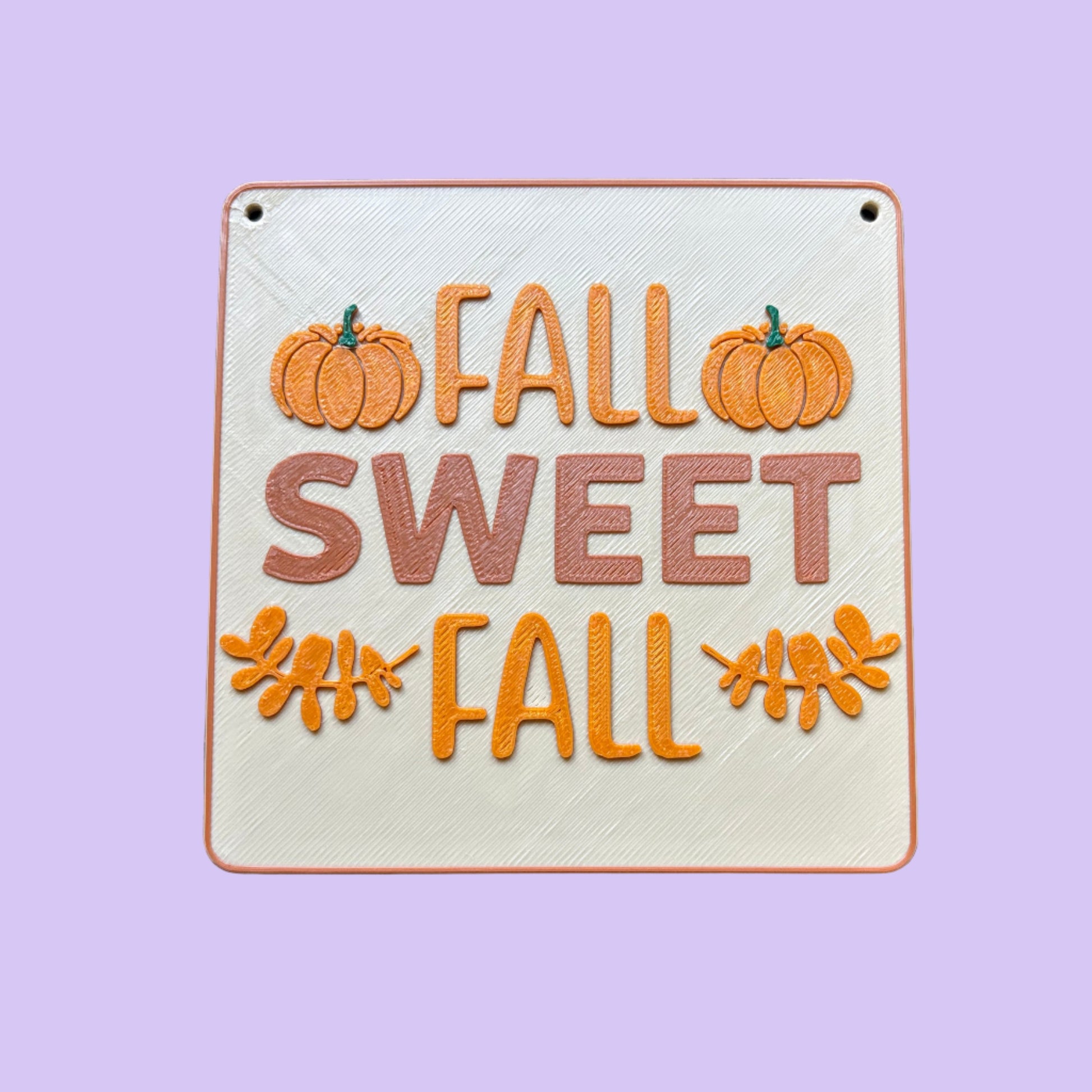 Fall Sweet Fall Decorative Wall Hanging Front View   