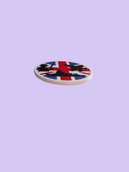 Tri‑Service Round Magnet | Army Navy RAF | Strong Neodymium | UK Military Gift