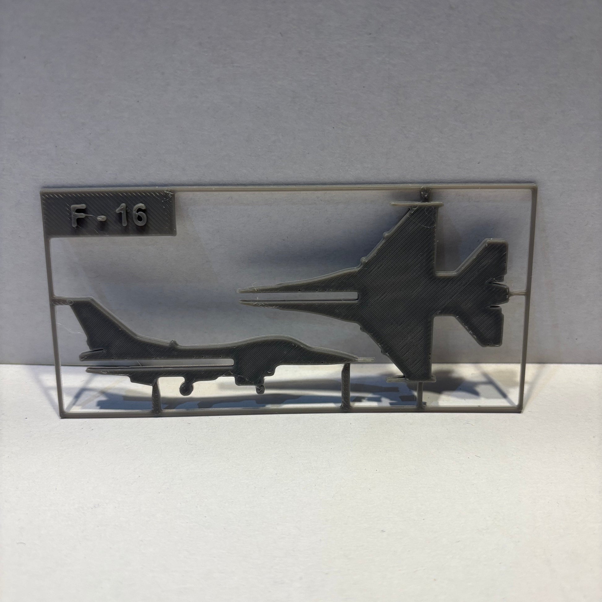 Kit Card - Aeroplane - 1200 - F16 - Front View