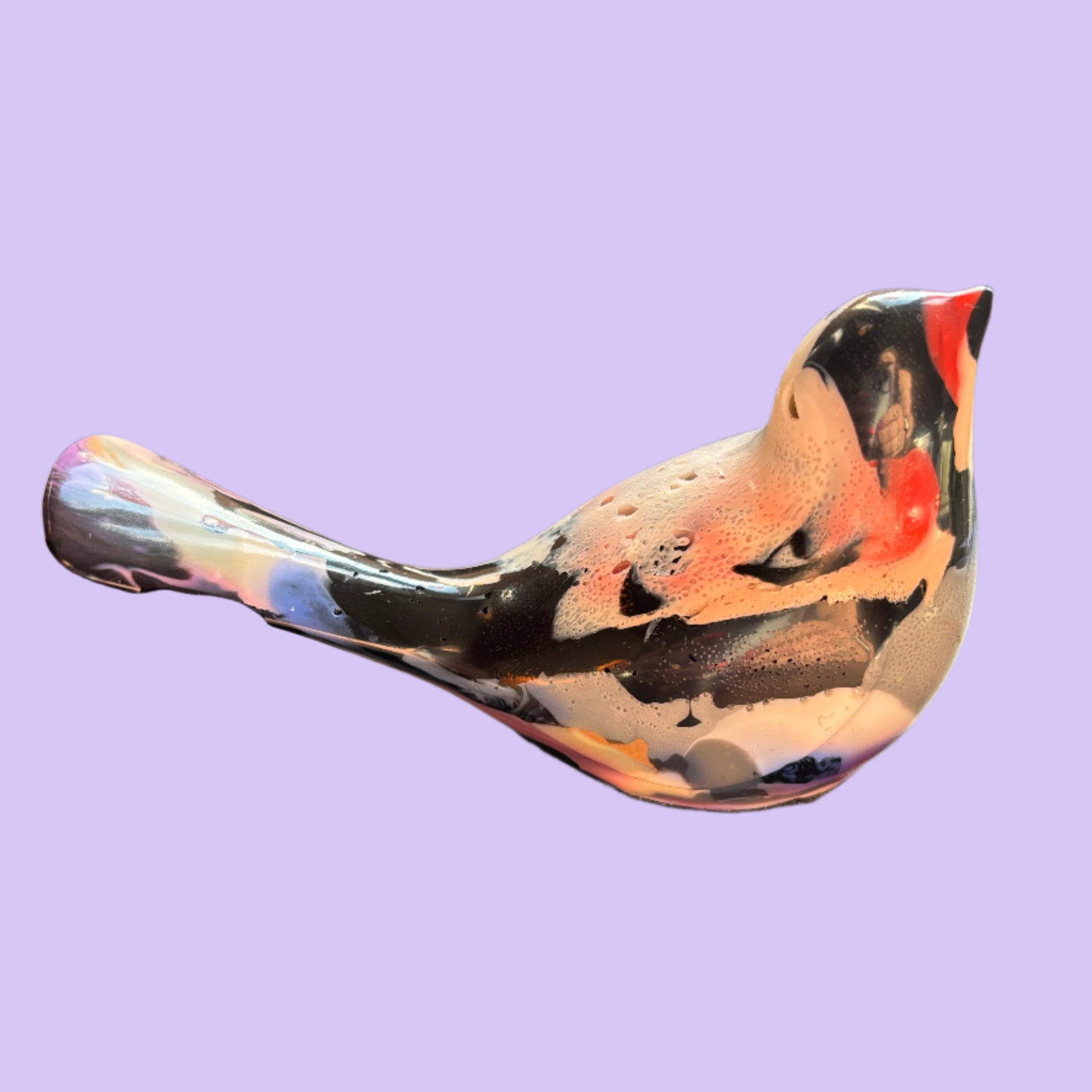 Large Bird Paperweight #1 - Left View