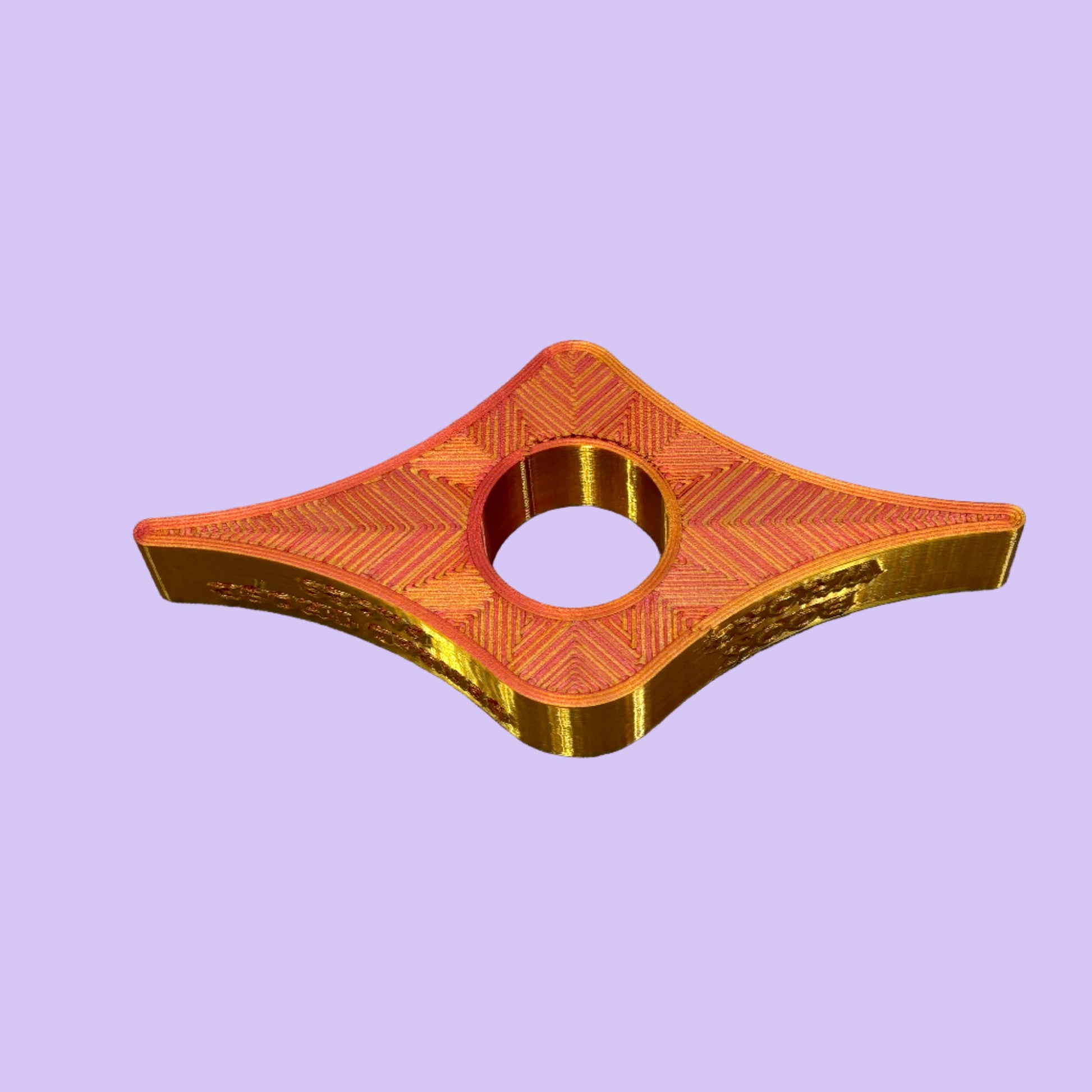 Living Aid - Book Whore Book Holder - RedGold Silk - Front View