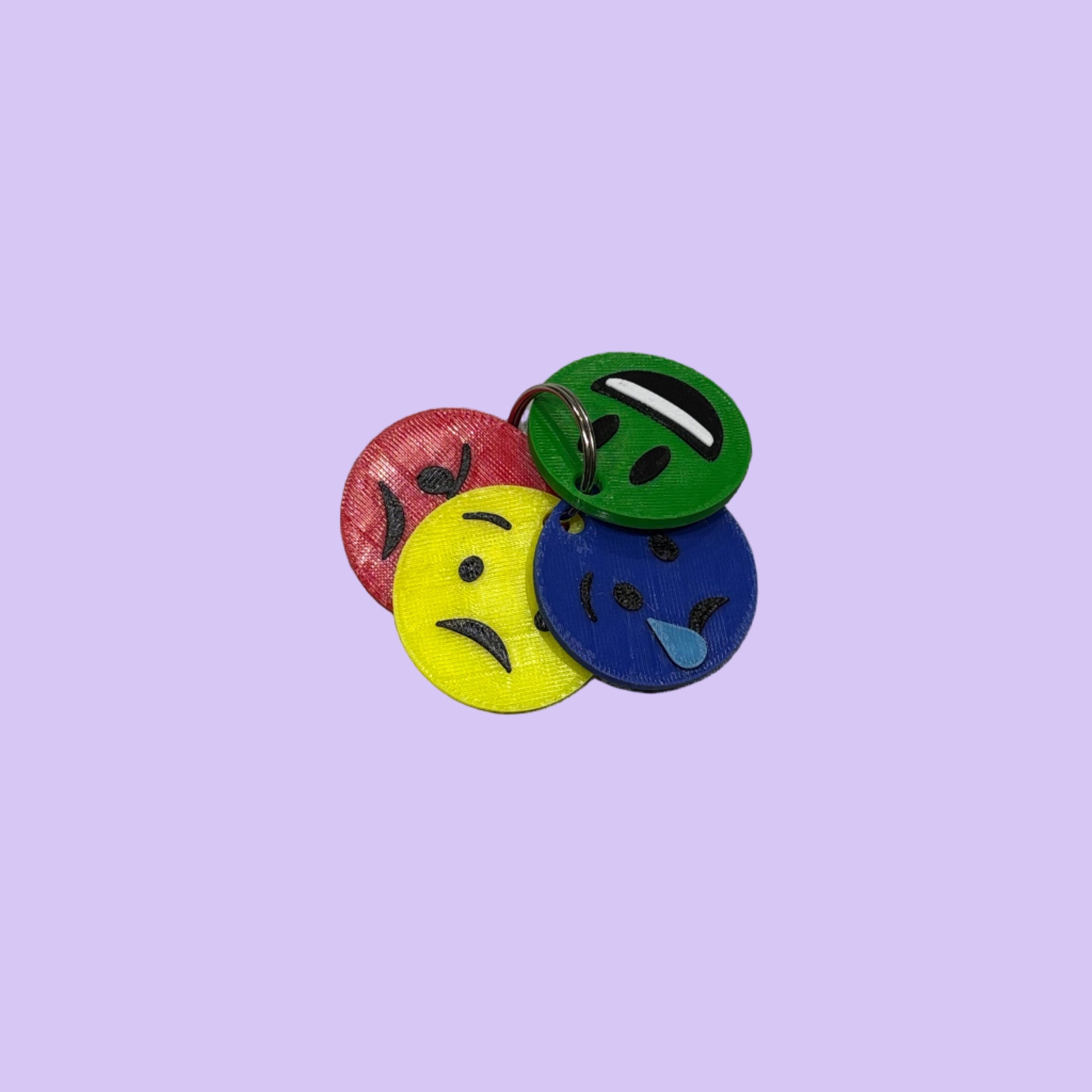 Living Aid - Feeling Faces Mood Communication Tool - Multicolour - Top View Set Assembled