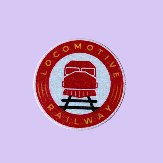 Locomotive Railway Coaster - Top View