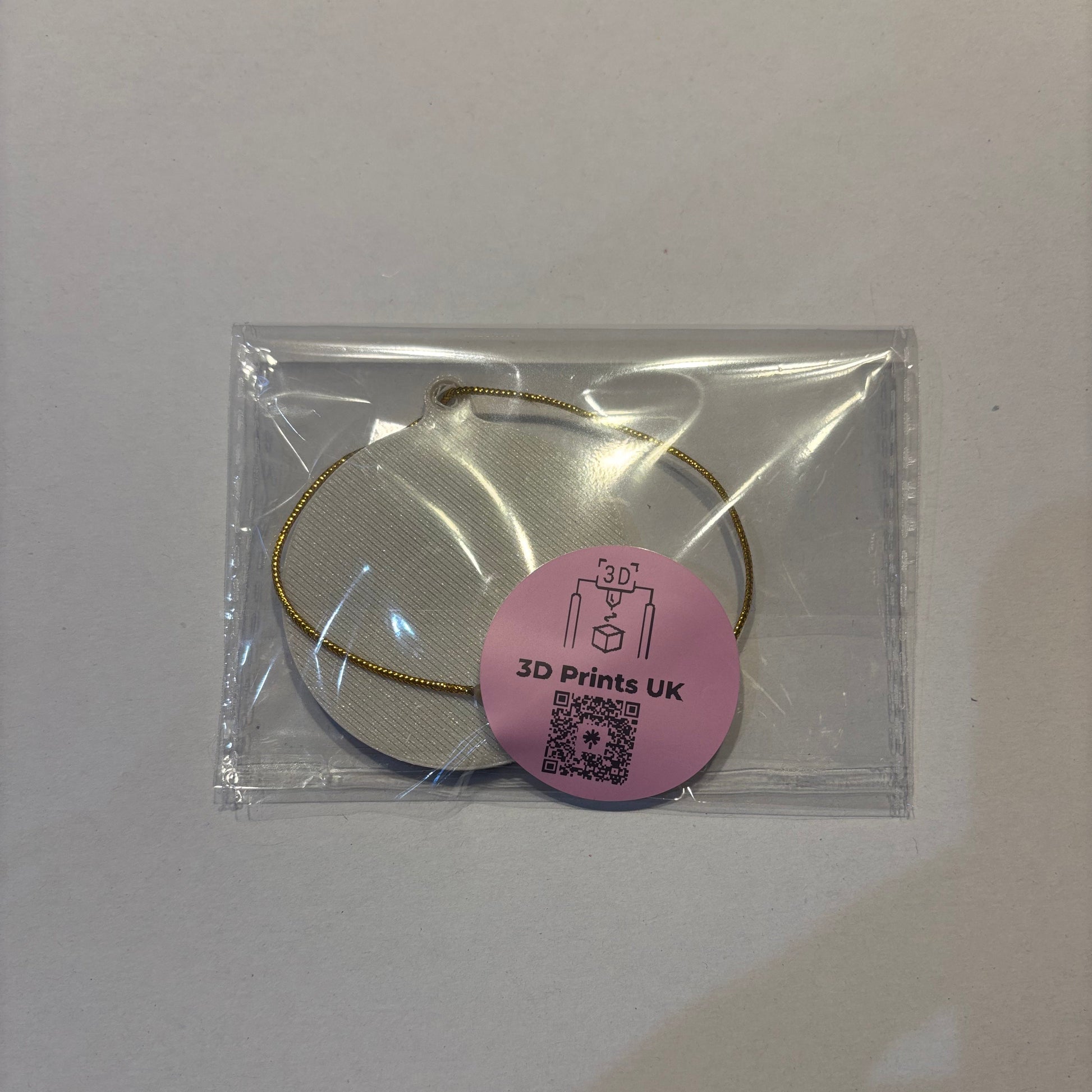 NBC - Oogie Boogie Hanging Decoration - Meeple White - Rear View Packaged