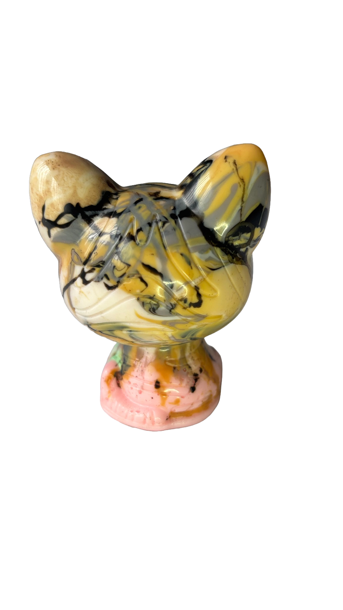Paperweight Cat #1 - Rear View