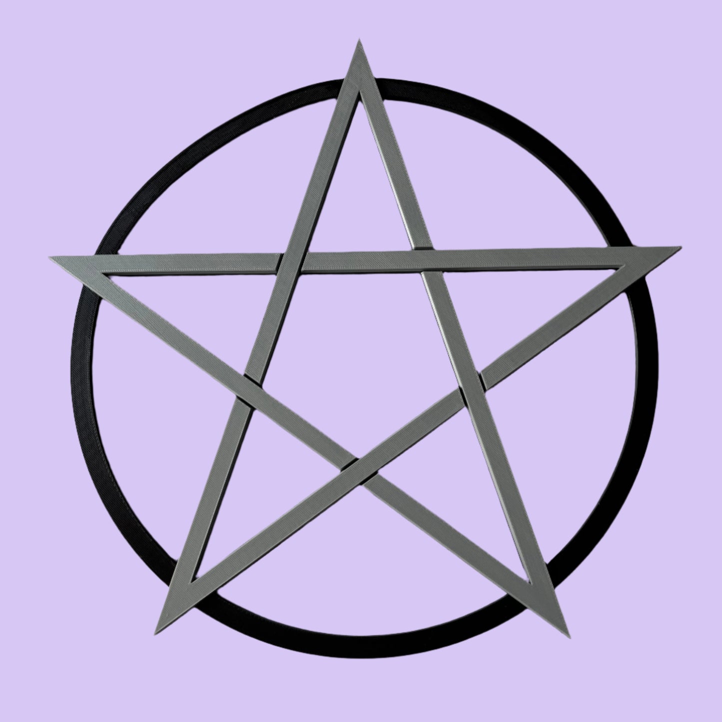 Pentacle Black/Silver - Front View