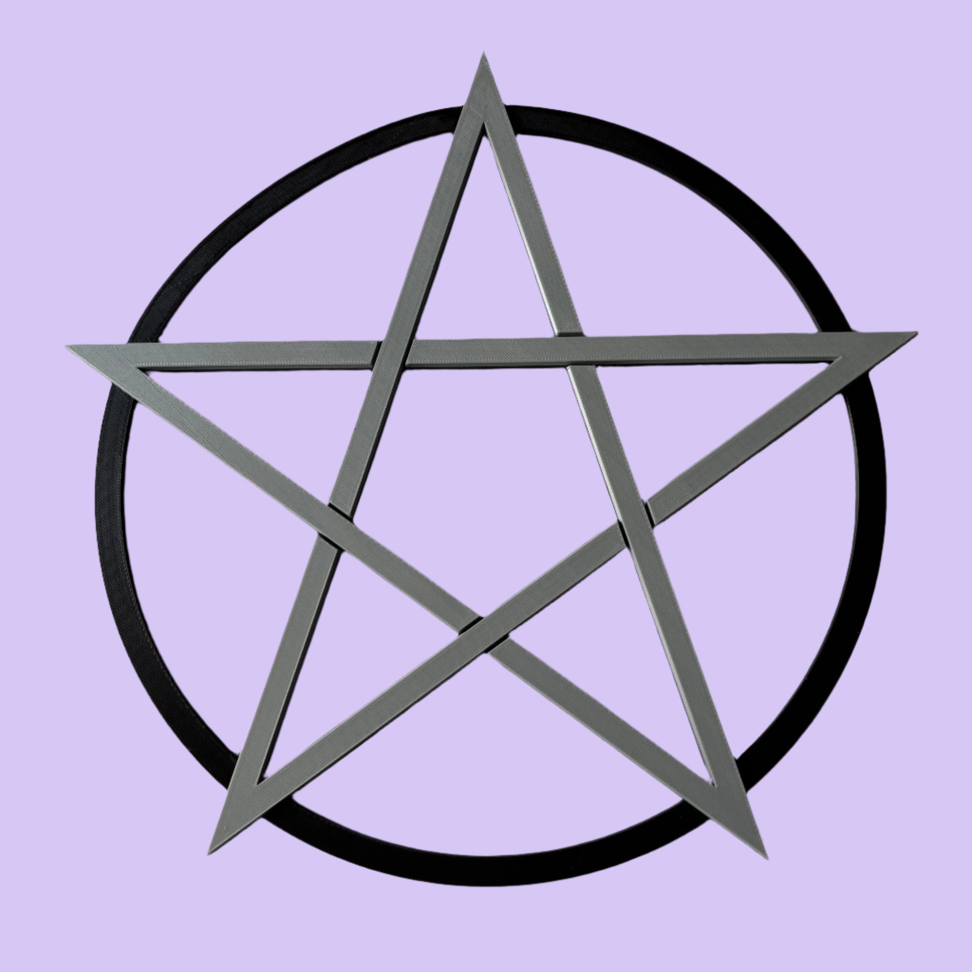 Pentacle Black/Silver - Front View