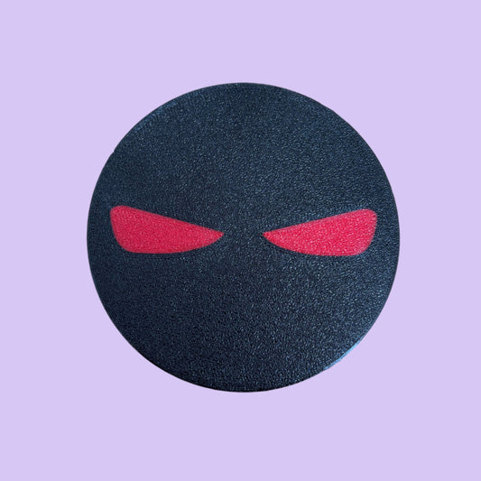 Red Eyes Coaster Single Top View