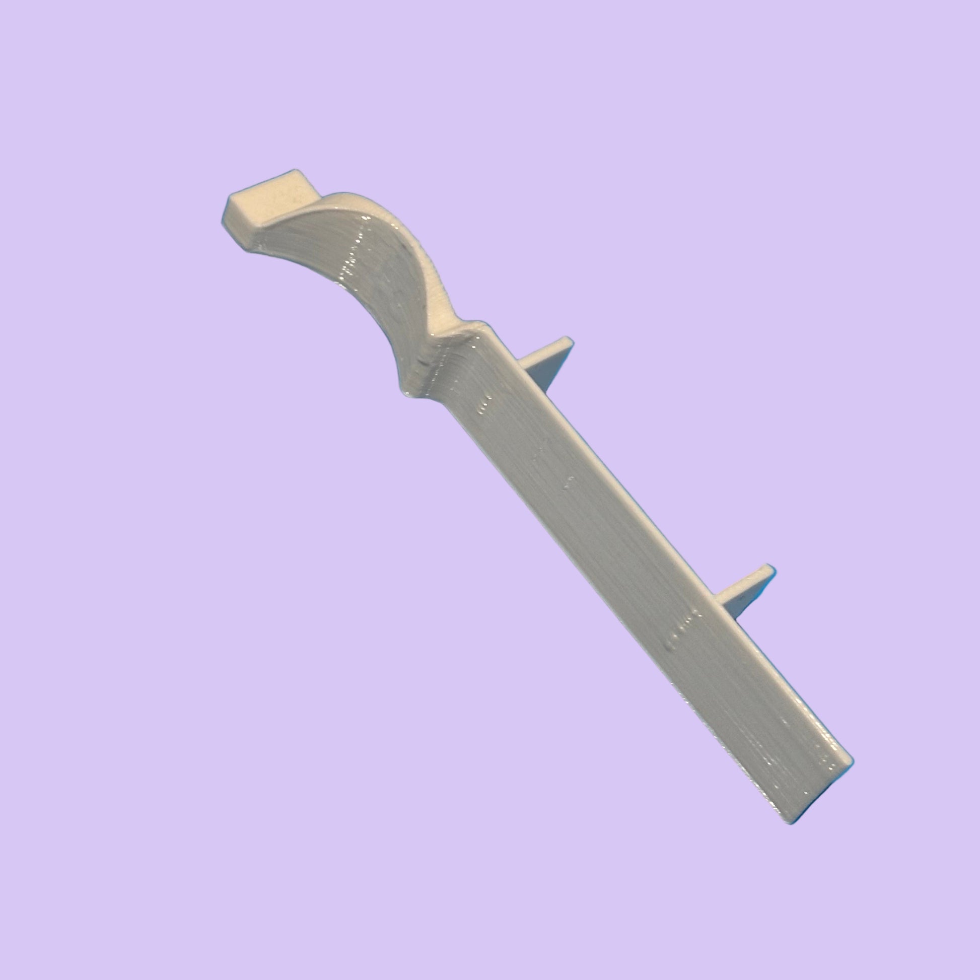 Roomline Compatible Ogee/Torus Internal 90° Corner Skirting Board Joint - Front/Top View