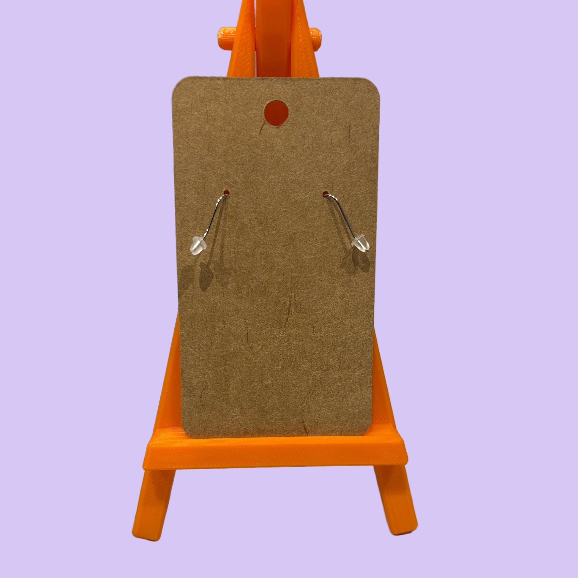 Scream Hook Earrings - Scream Knife BR - Rear View