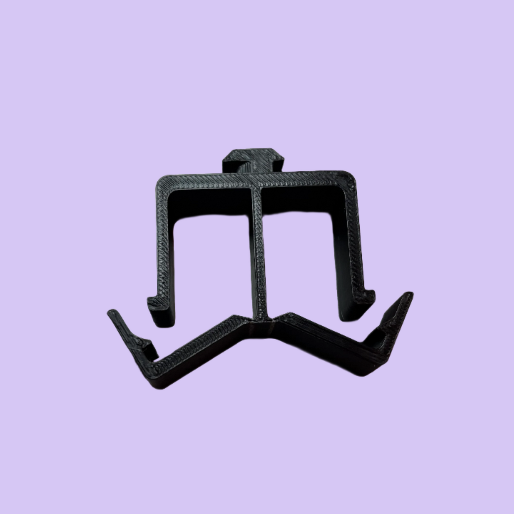 Sim Racing Cable Management Clip 40mm - Top View Open  - Black