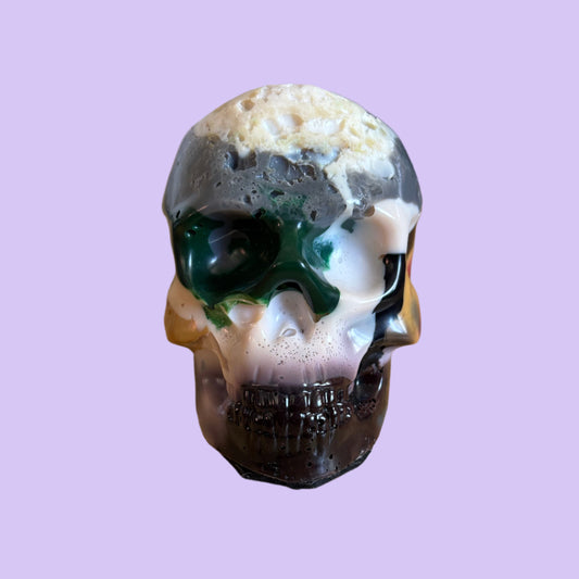 Skull Paperweight -Medium - Front View - #1