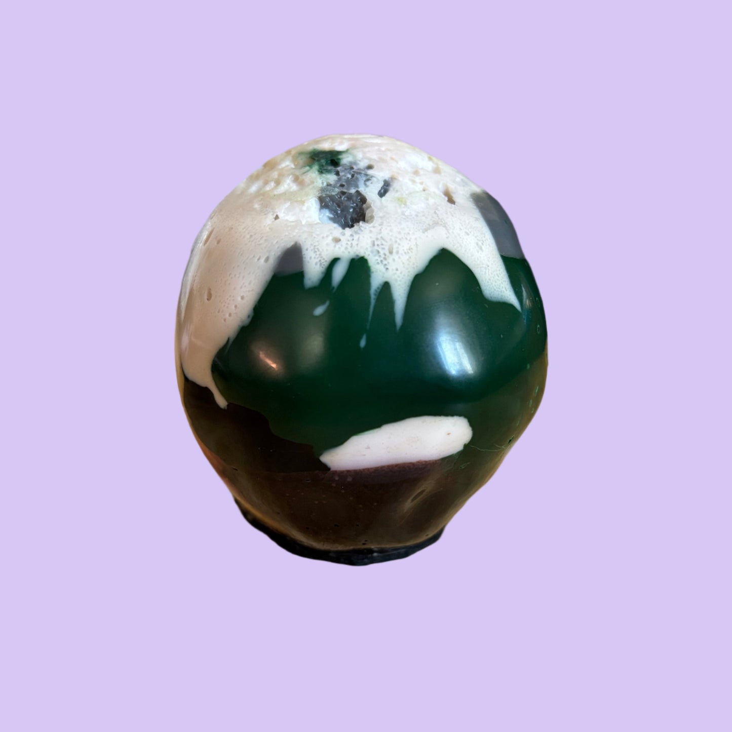 Skull Paperweight -Medium - Rear View - #1