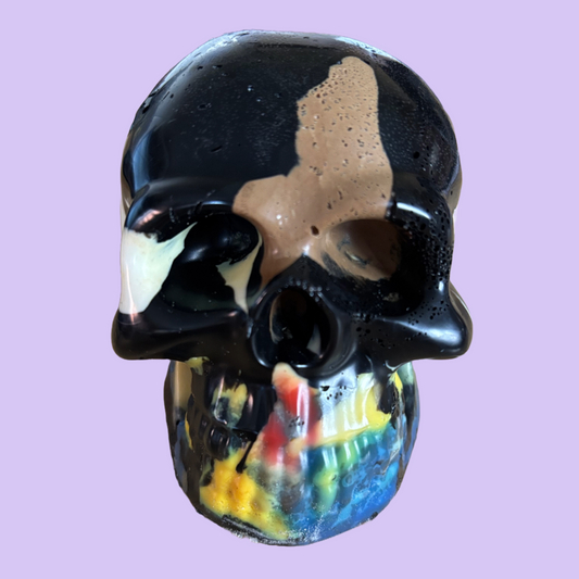 Skull Paperweight - Large - Front View - #1