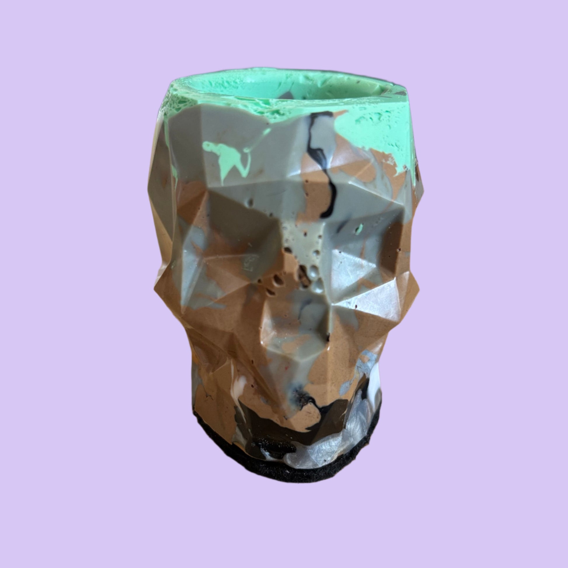 Skull Pen Holder - Front View - #1