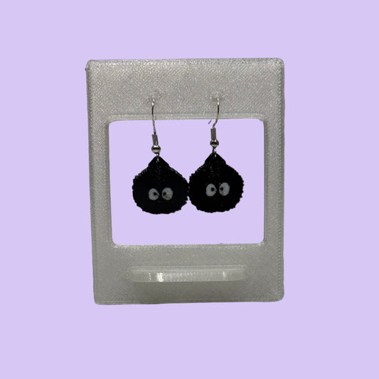 Soot Sprites Hook Earrings - Front View 