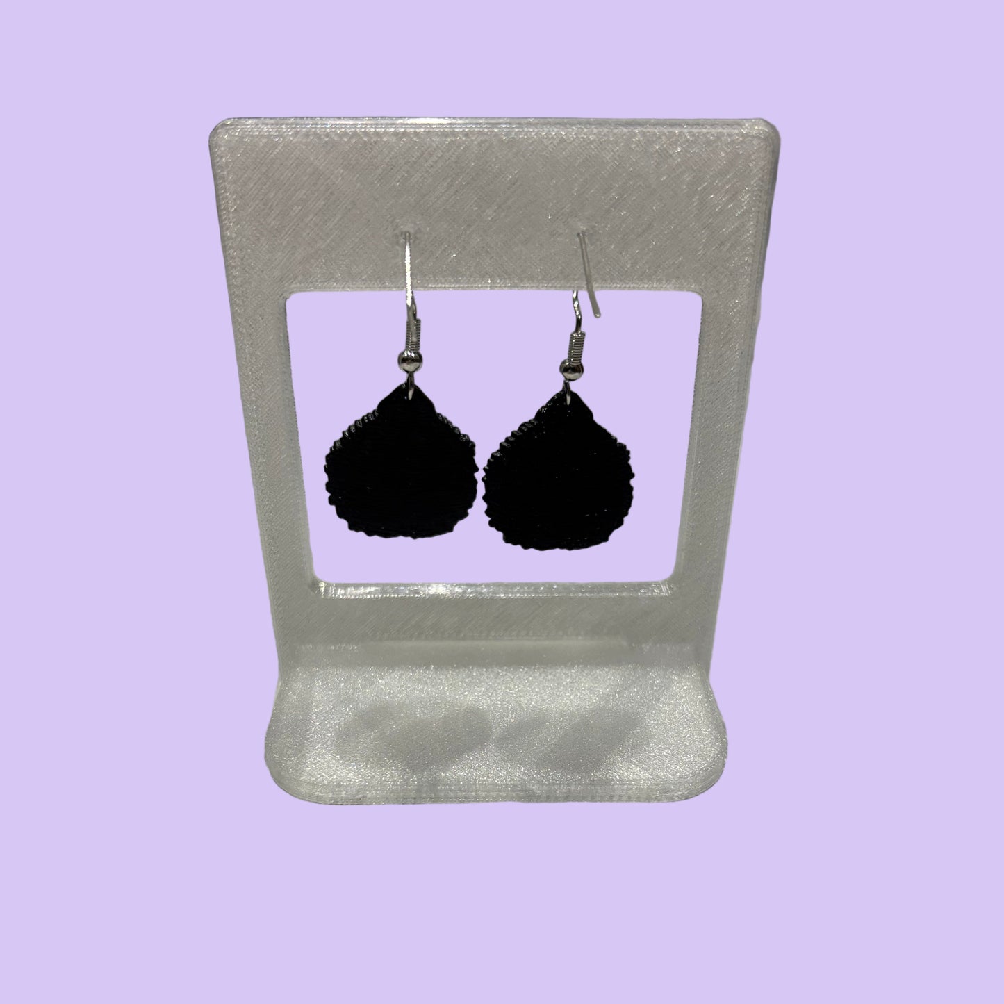 Soot Sprites Hook Earrings - Rear View