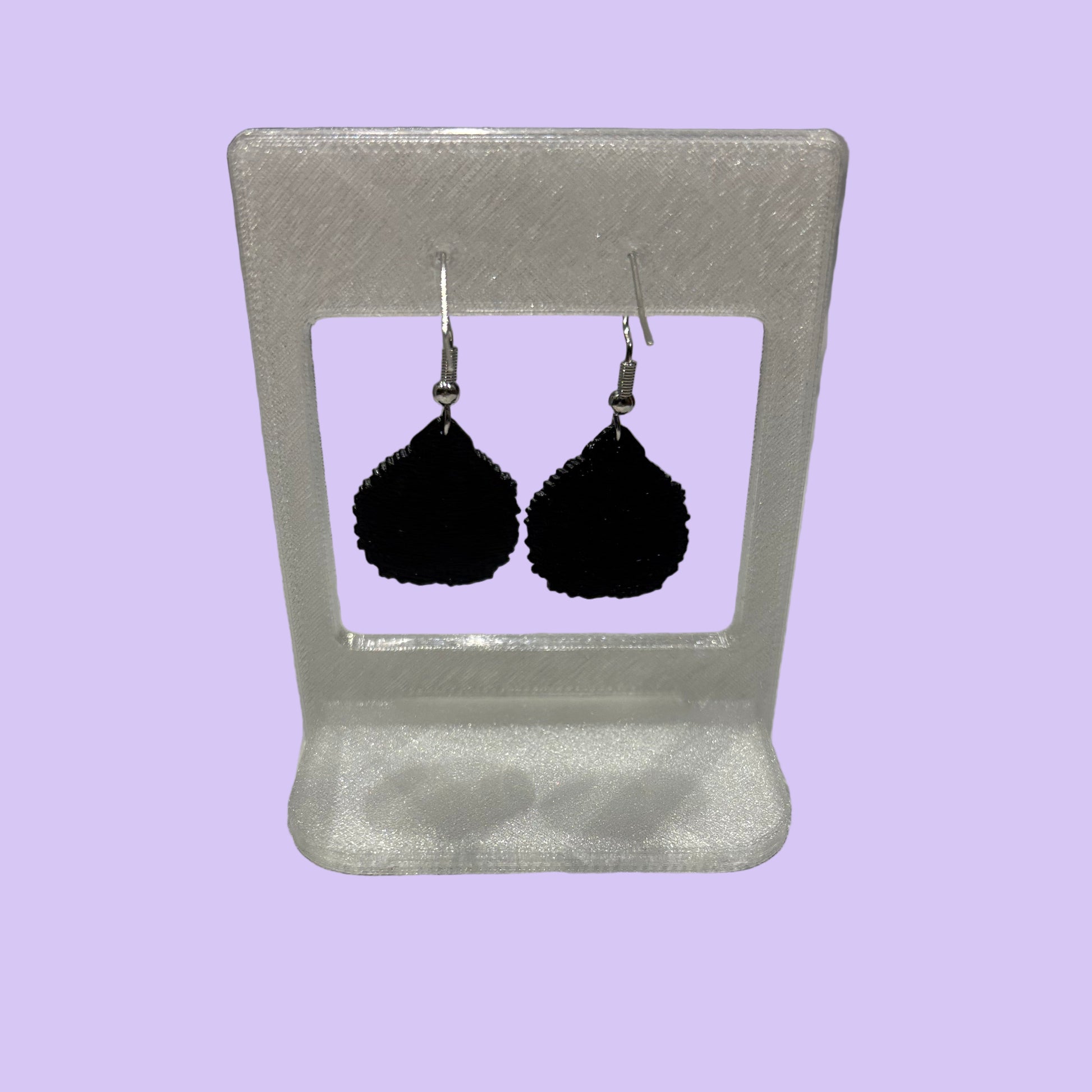 Soot Sprites Hook Earrings - Rear View