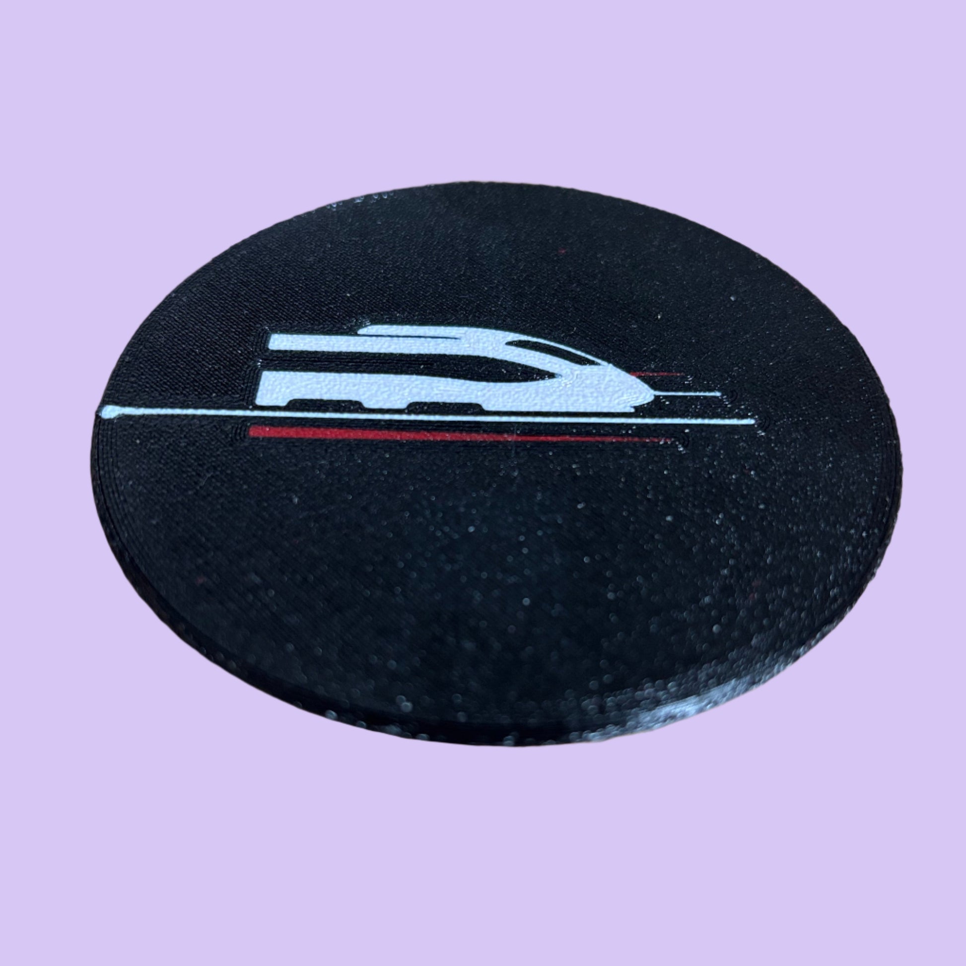 Streamlined Train Coaster - Side View 