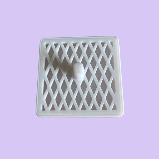 Toothbrush Holder - Single - White - Top View