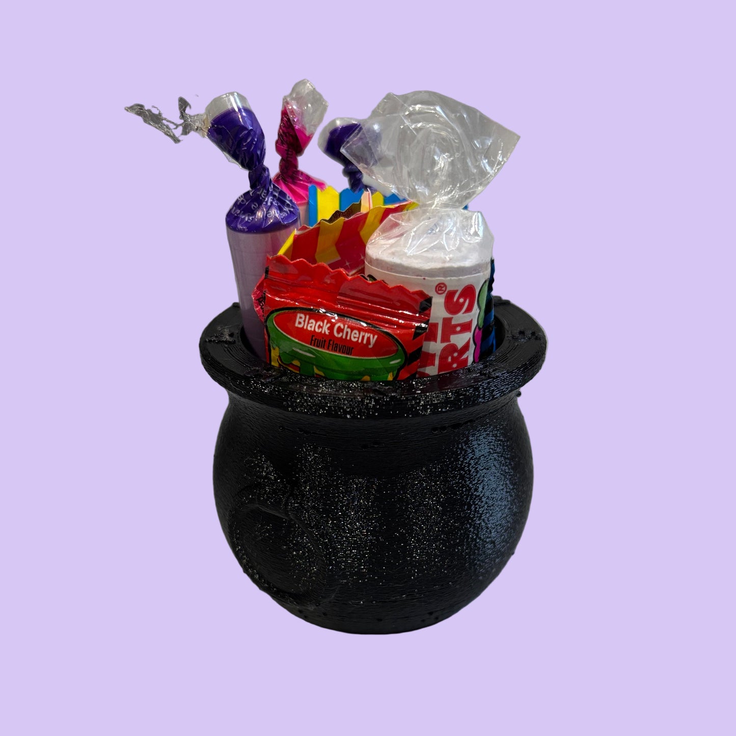 Witch Cauldron Halloween Storage Pot - Sweet Display View Side2