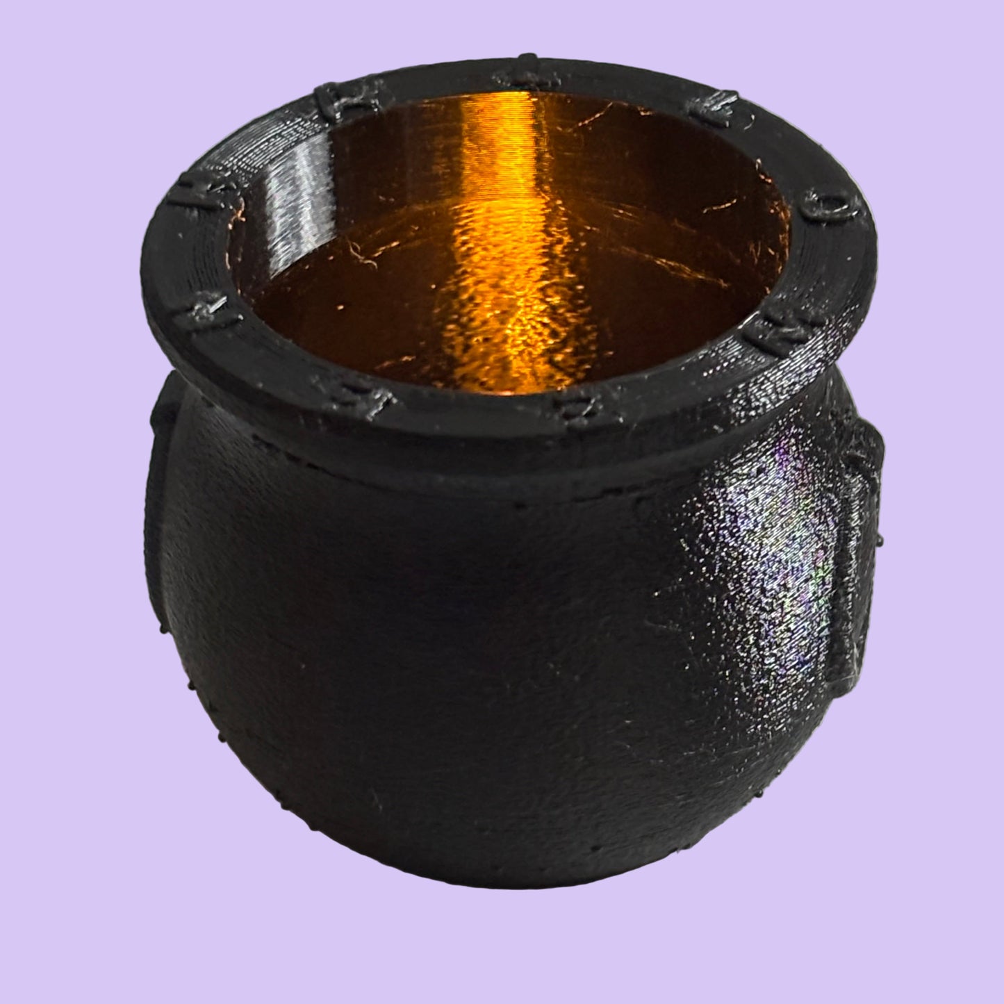 Witch Cauldron Halloween Storage Pot - Tealight On View