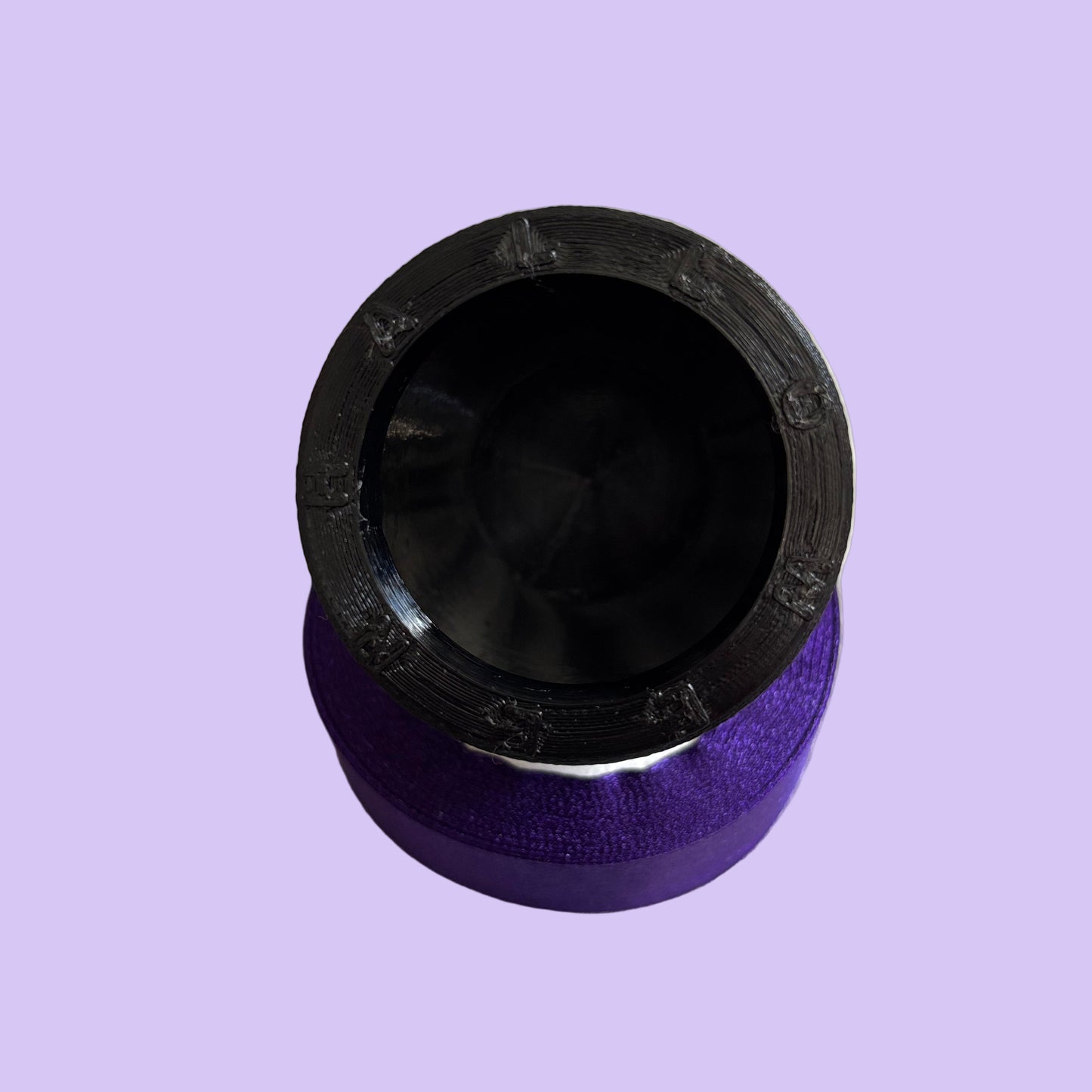 Witch Cauldron Halloween Storage Pot - Top Angled View