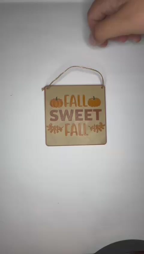 Fall Sweet Fall Decorative Sign Video 